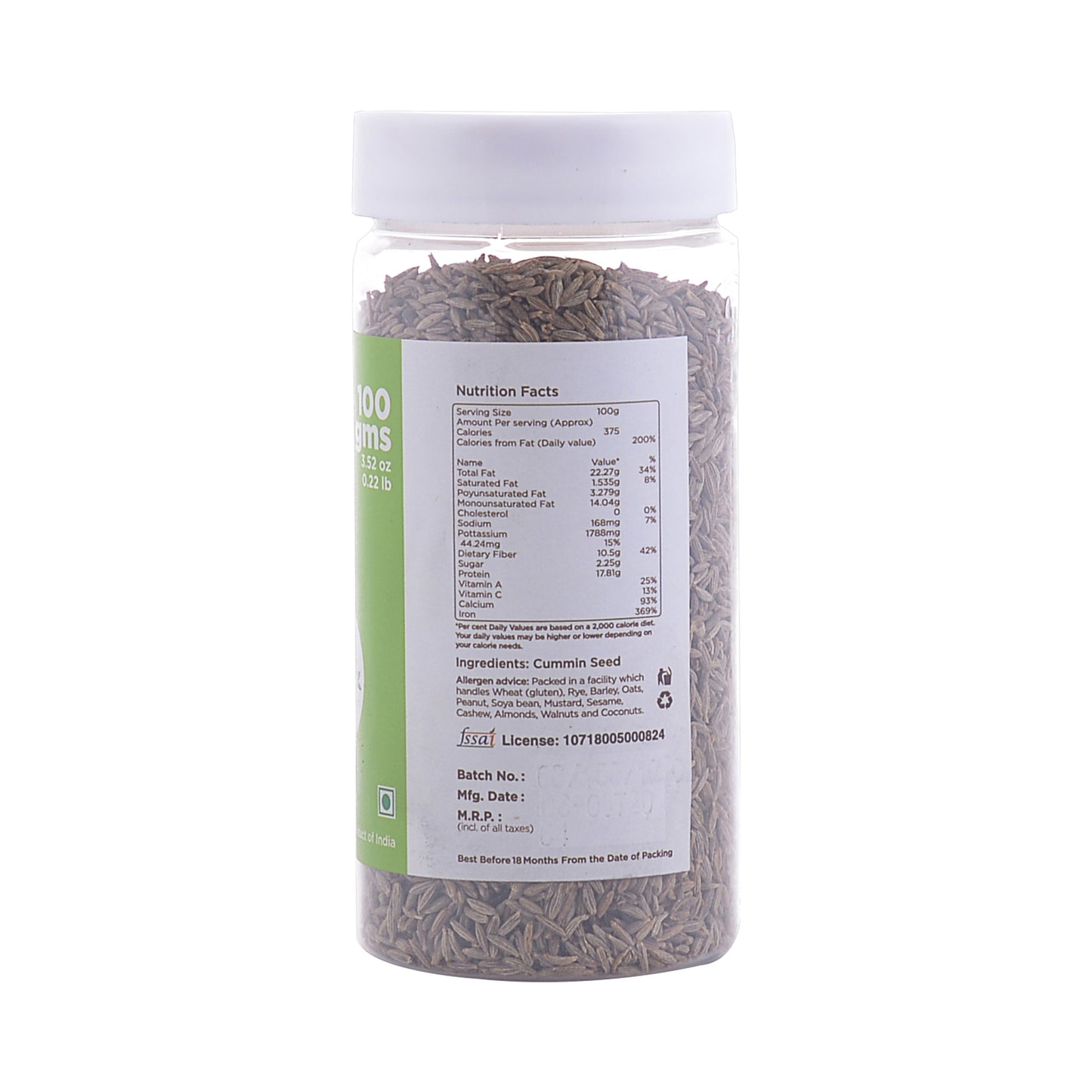 Cumin Seeds Whole Jeera
