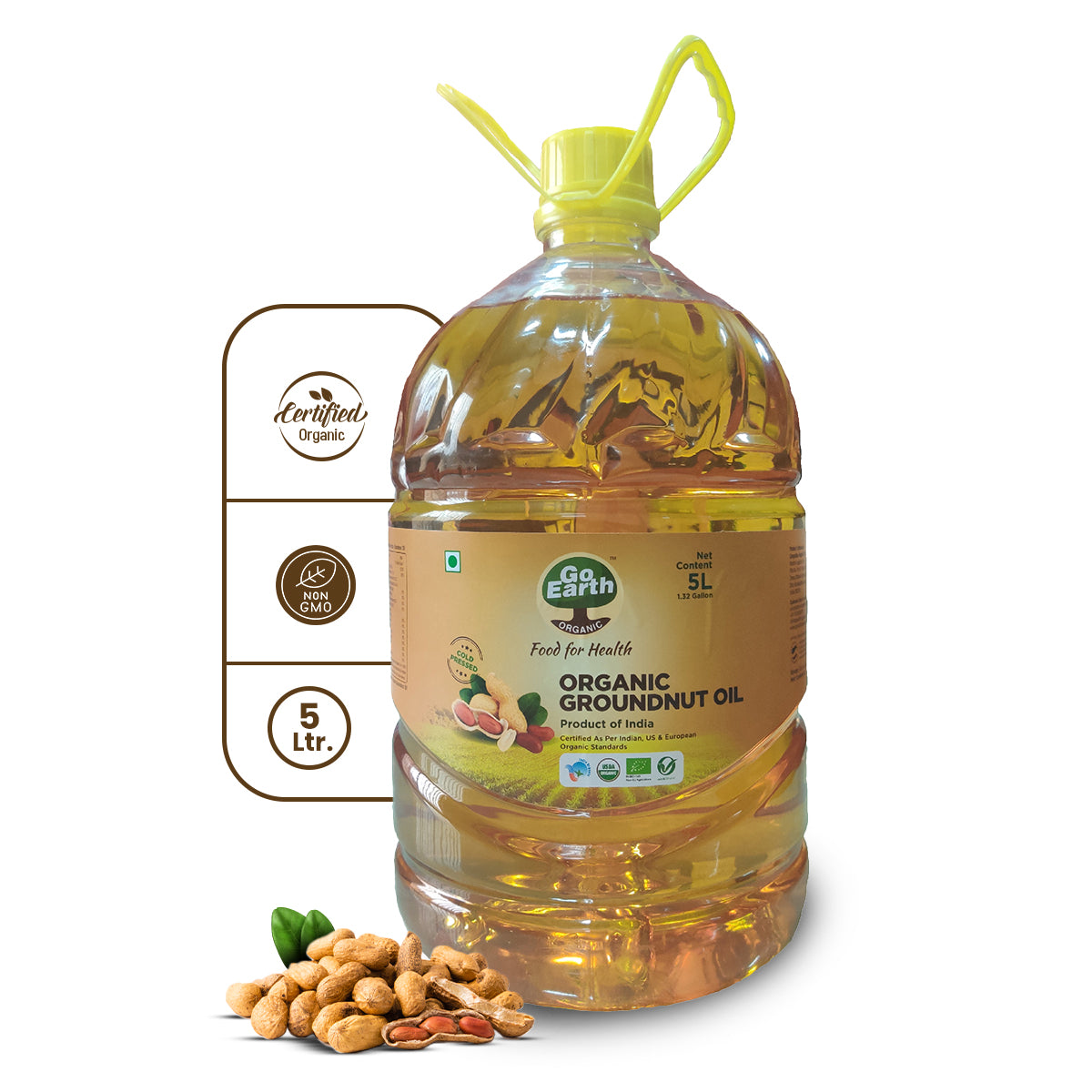 cold pressed groundnut oil