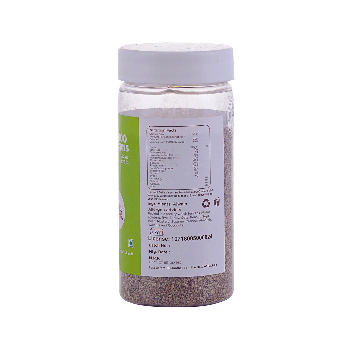 Ajwain Seed /Ajma Whole