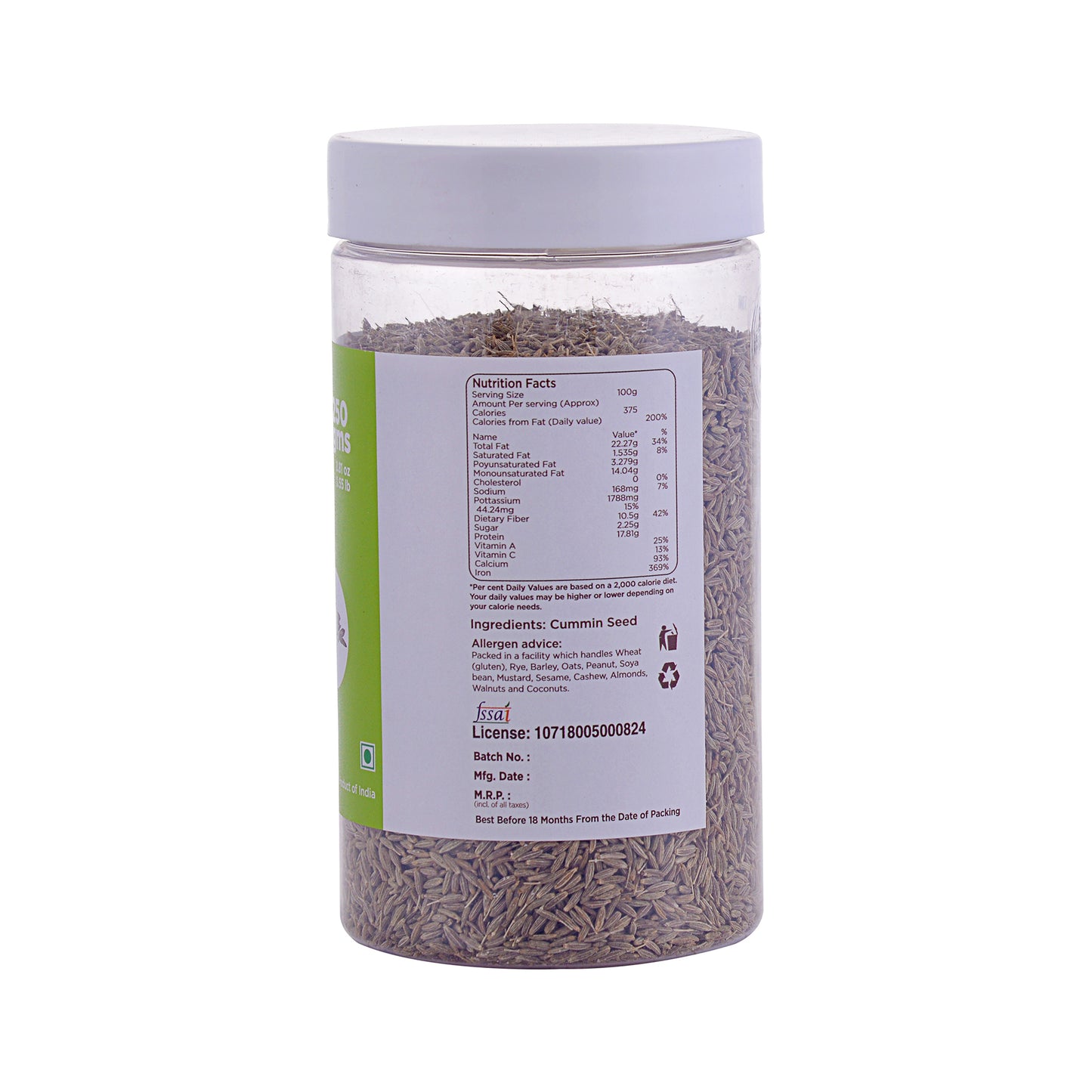 Cumin Seeds Whole Jeera